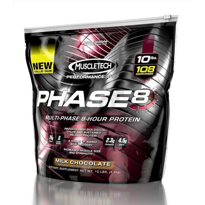 MuscleTech Phase 8 (4,5 кг, молочний шоколад)