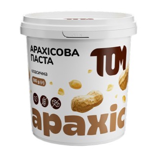 TOM peanut butter Арахісова Паста (500 g, класична)