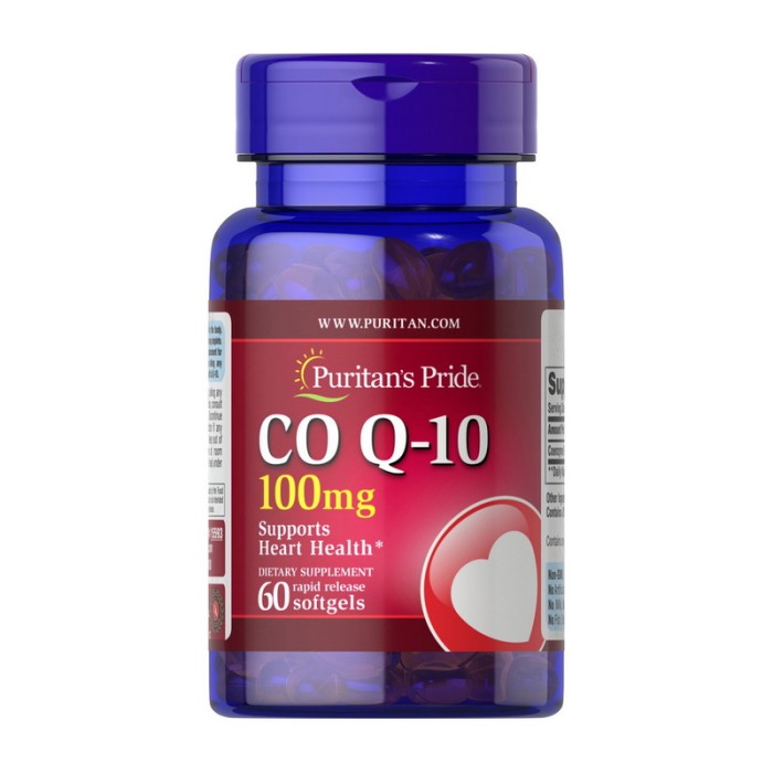 Puritan's Pride CO Q-10 100 мг (60 softgels)