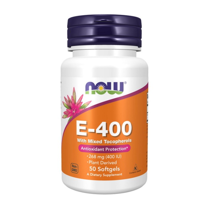 NOW Natural E-400 (50 м'яких капсул)