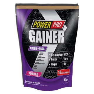 Power Pro Gainer (4 кг, бразильський горіх)