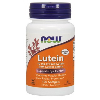 NOW Lutein 10 mg (120 softgel)
