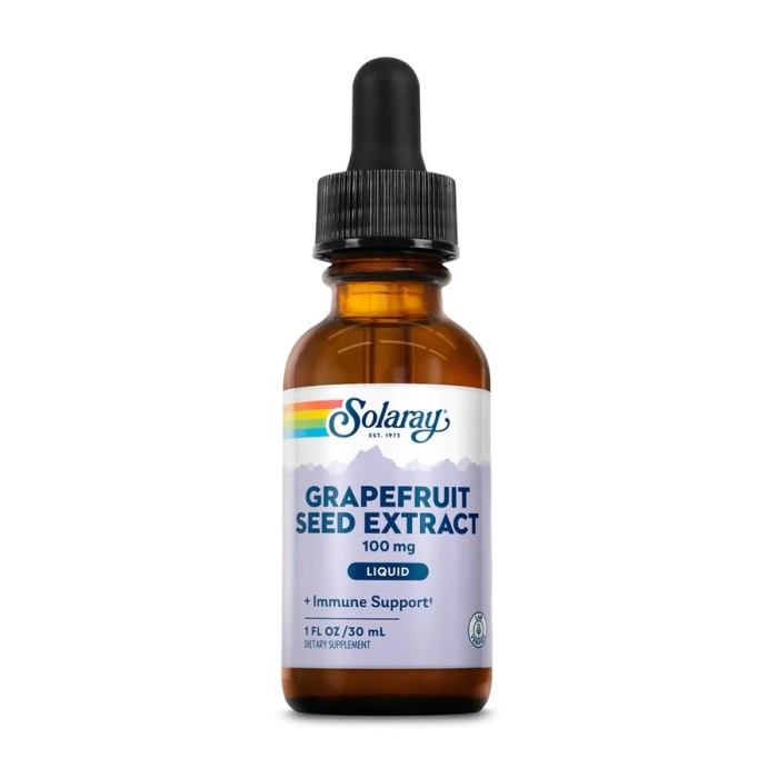 Натуральна добавка Solaray Grapefruit Seed Extract 100 mg, 30 мл