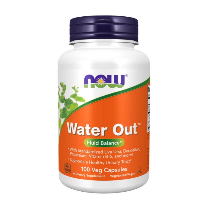 NOW Water Out (100 вегетаріанських капсул)