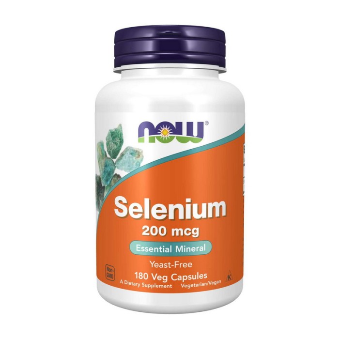 NOW Selenium 200 mcg (180 veg caps)