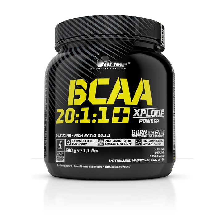 OLIMP BCAA 20:1:1 Xplode (500 g, fruit punch)