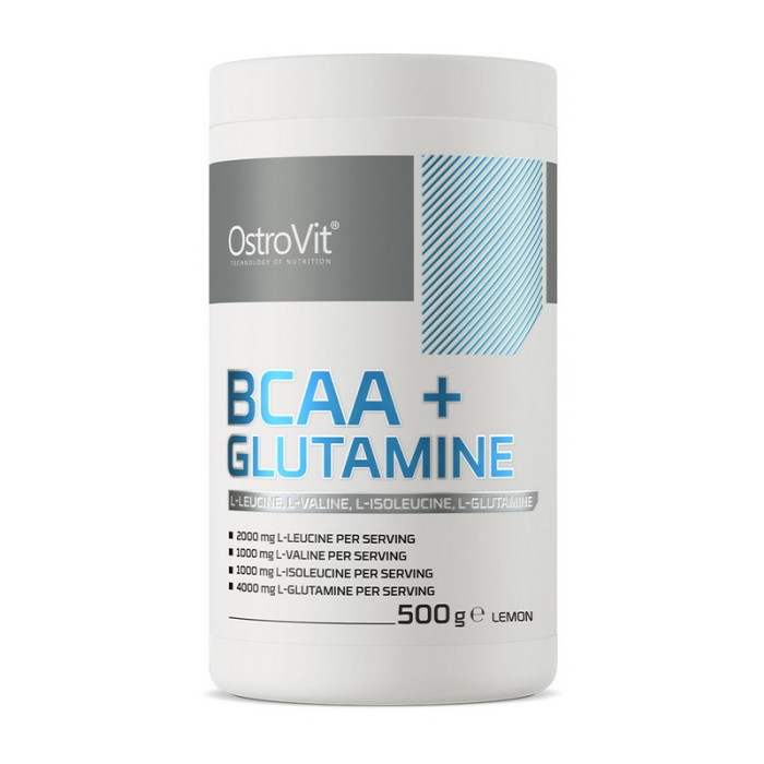 OstroVit BCAA+Glutamine (500 г, апельсин)