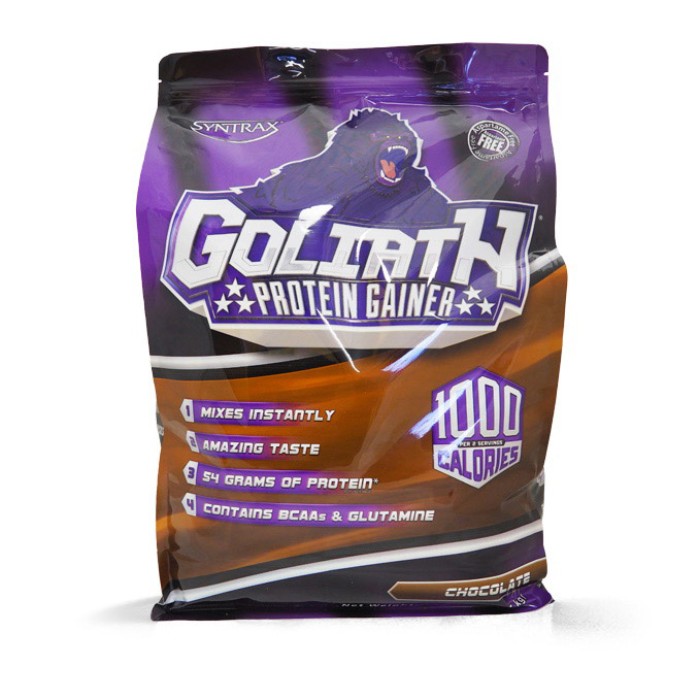 Syntrax Goliath Protein Gainer (5,44 кг, клубника)