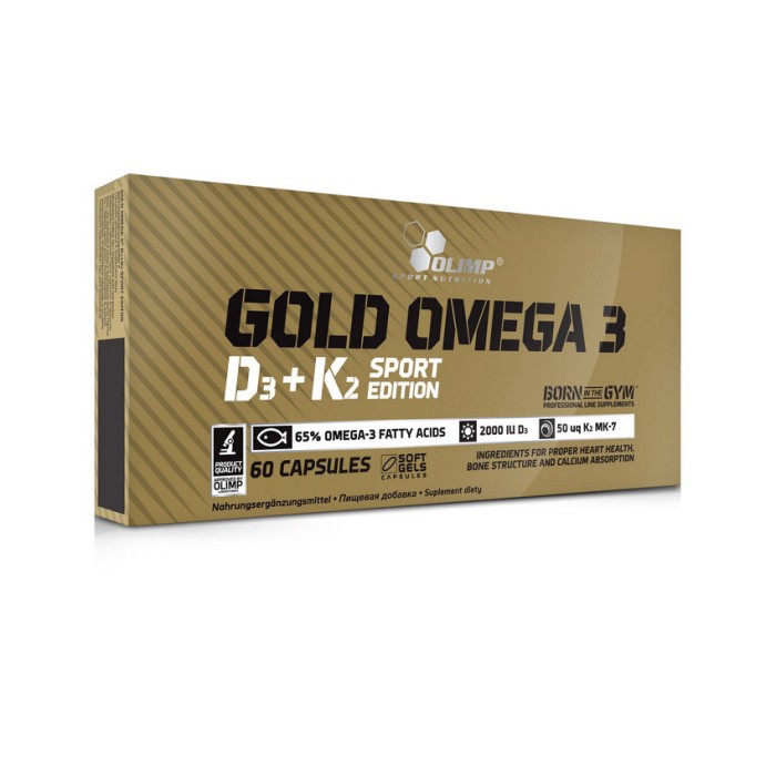 OLIMP Gold Omega 3 D3+K2 спортивне видання (60 капсул)