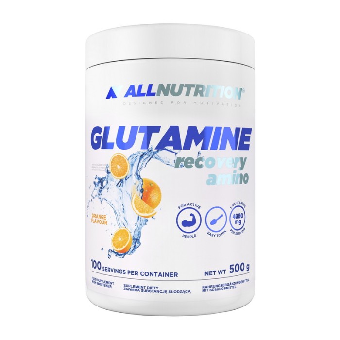 Глутамін All Nutrition (500 г, апельсиновий)