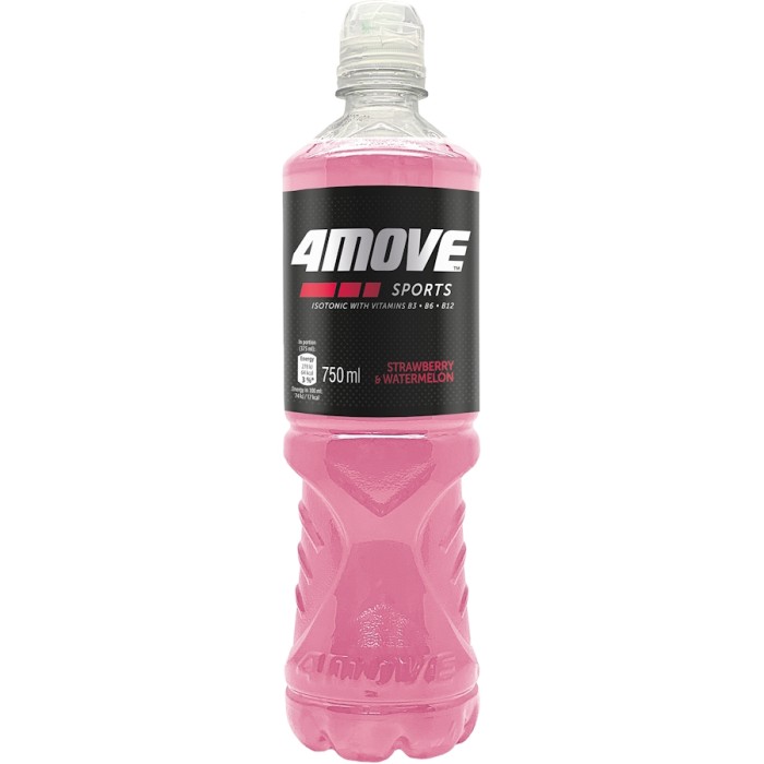 Ізотонік 4MOVE Isotonic Drink, 750 мл Полуниця-кавун