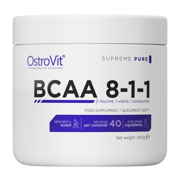 OstroVit BCAA 8-1-1 (200 g, pure)