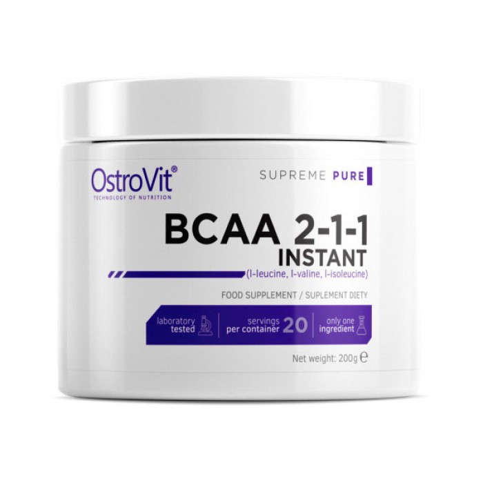 OstroVit BCAA 2-1-1 Instant (200 г, чистий)