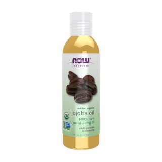 NOW Certified Organic Jojoba Oil (118 ml, pure)