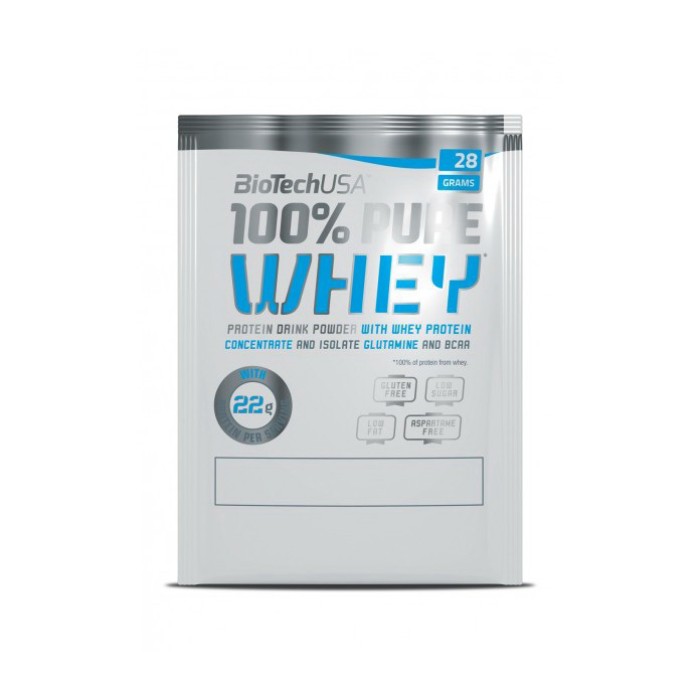 BioTech 100% Pure Whey (28 г, шоколадно-кокосовый)
