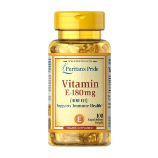 Puritan's Pride Vitamin E-400 МО (100 м'яких капсул)