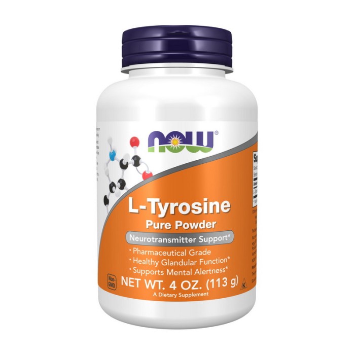 NOW L-Tyrosine 500 mg (113 g)
