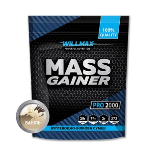 Willmax Mass Gainer (2 kg, полуниця-банан)