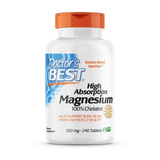 Doctor's BEST Magnesium High Absorption 100 mg (240 tabs)