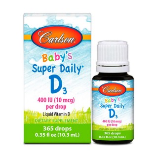 Carlson Labs Baby's Super Daily D3 400 IU (10 mcg) (10,3 ml)