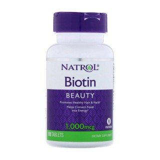 Natrol Biotin 1,000 mcg (100 tab)