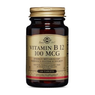 Solgar Vitamin B 12 100 mcg (100 tabs)