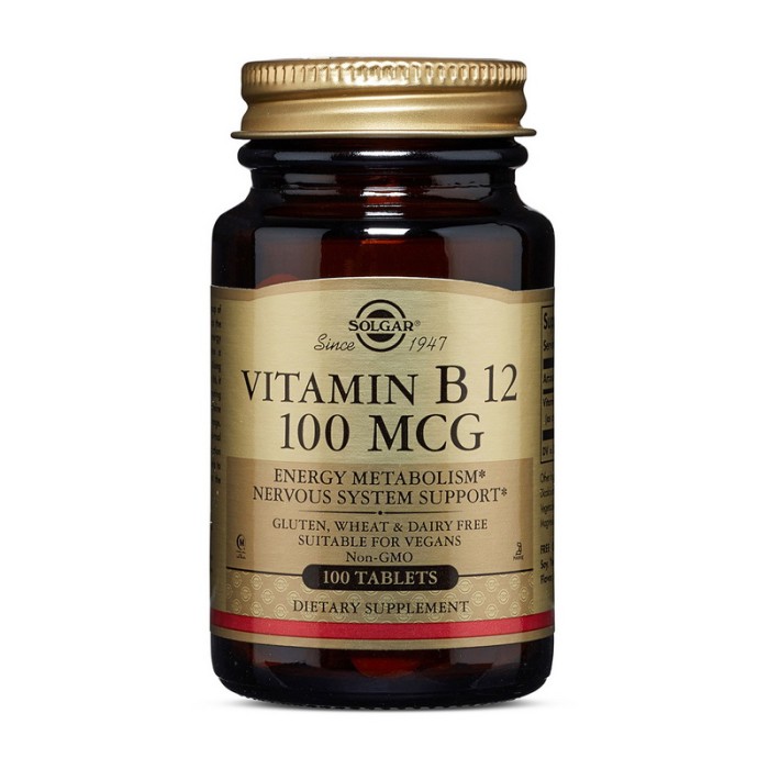Solgar Vitamin B 12 100 mcg (100 tabs)
