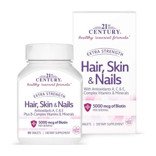 21st Century Hair, Skin & Nails (90 tabs)