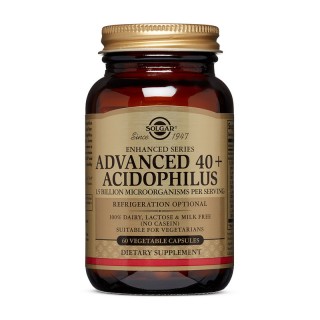 Solgar Advanced 40+ Acidophilus (60 рослинних капсул)