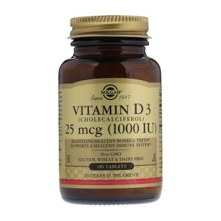 Solgar Vitamin D3 1000 МО (180 таб)