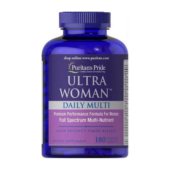 Puritan's Pride Ultra Woman Daily Multi (180 капсул)