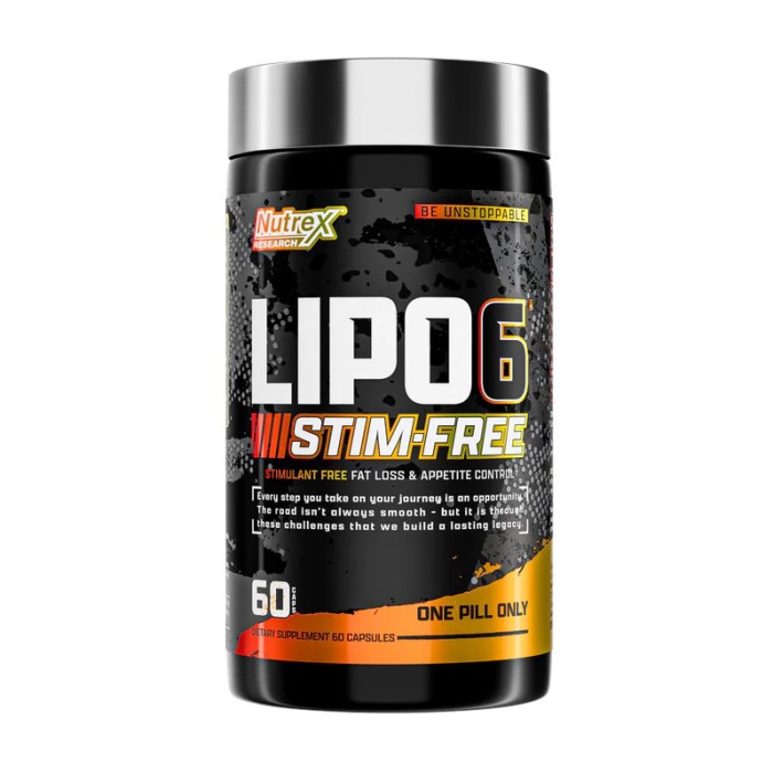 Nutrex Lipo 6 Black Stim-Free (60 капсул)