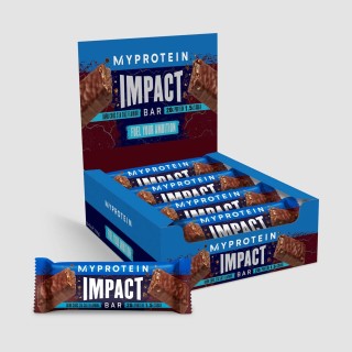 Батончик MyProtein Impact Protein Bar, 12*64 грамм Черный шоколад-морская соль