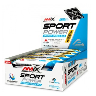 Снек-батончик Sport Power Energi - 20x45 г з банановою та шоколадною крихтою