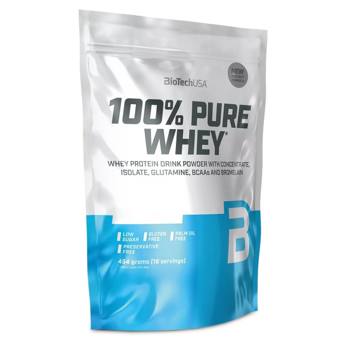 Протеїн BioTech 100% Pure Whey, 454 грам Солона карамель