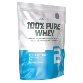 Протеїн BioTech 100% Pure Whey, 1 кг Чорний бісквіт