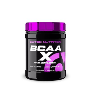 Амінокислота BCAA Scitec BCAA X, 180 капсул
