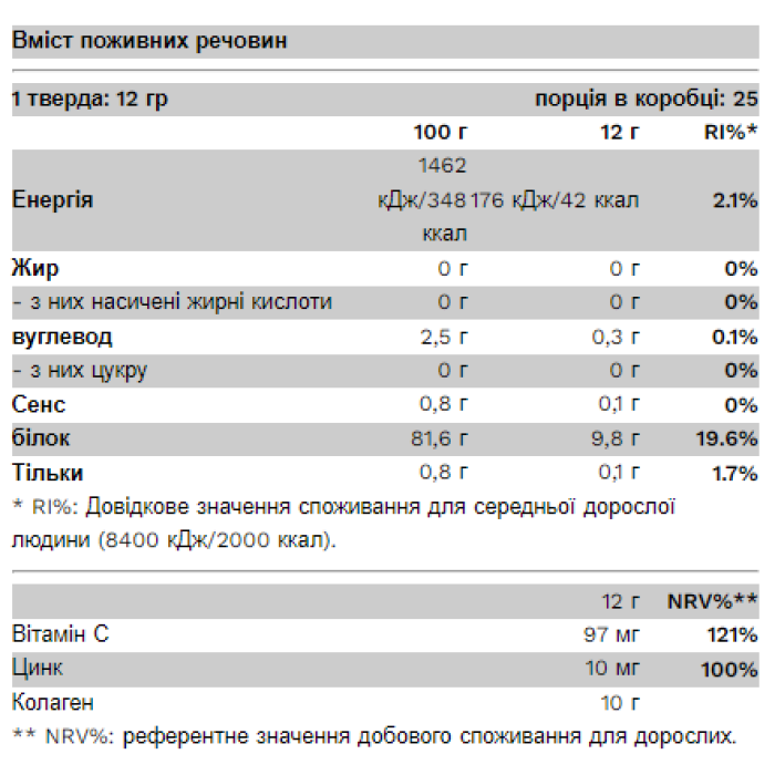 Колаген - 300 г лимонаду