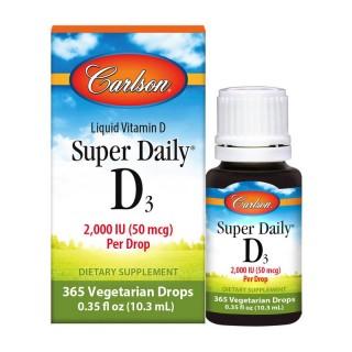 Carlson Labs Super Daily D3 Liquid 2000 МО (10,3 мл)
