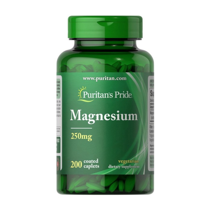 Puritan's Pride Magnesium 250 мг (200 капсул)