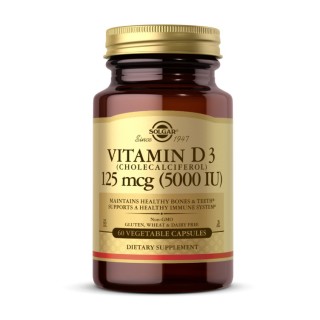 Solgar Vitamin D3 5000 IU (60 veg caps)