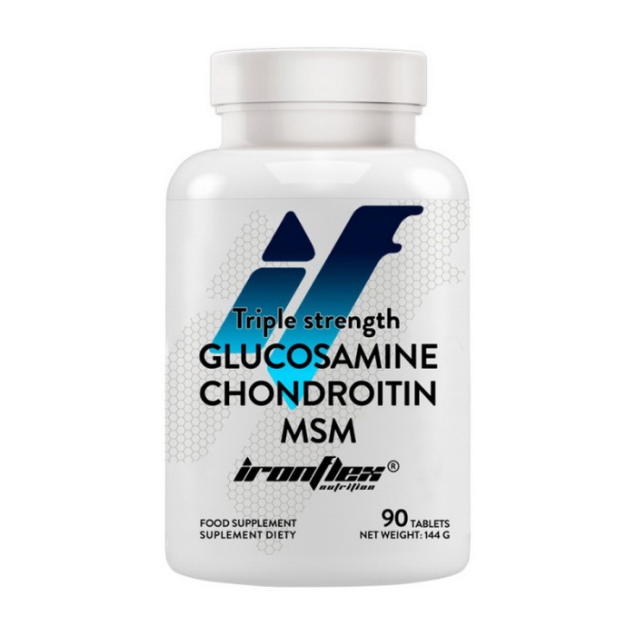IronFlex Triple Strength Glucosamine Chondroitin MSM (90 tabs)