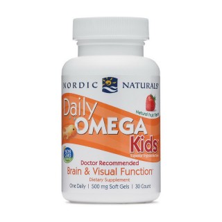 Nordic Naturals Daily Omega Kids (30 м’яких желатинових капсул, натуральні фрукти)