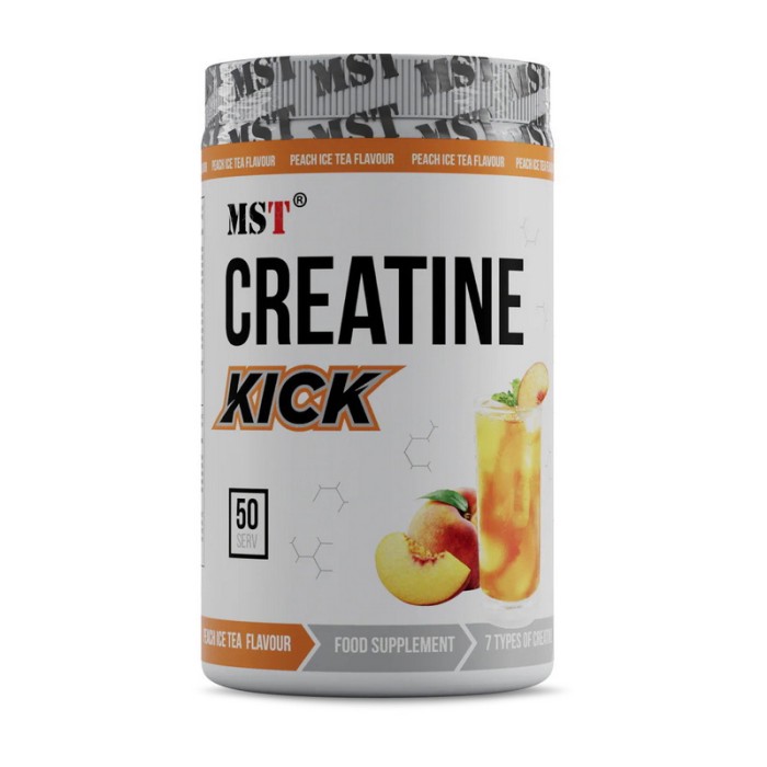 MST Creatine Kick (500 г, персиковый холодный чай)
