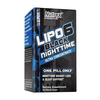 Nutrex Lipo 6 Black NightTime Ultra concentrate (30 caps)
