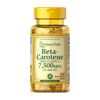 Puritan's Pride Beta-Carotene 7,500 mcg (250 softgels)
