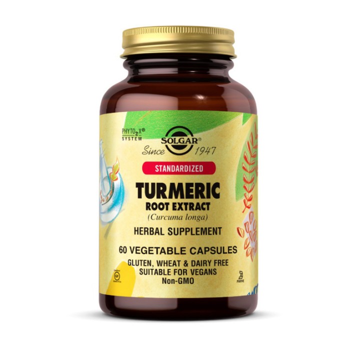Solgar Turmeric Root Extract (60 veg caps)