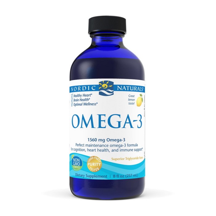 Nordic Naturals Omega-3 1560 мг (237 мл, вкусный лимон)