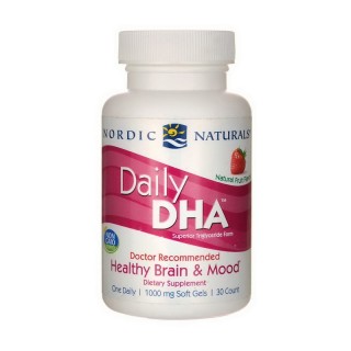 Nordic Naturals Daily DHA (30 м’яких желатинових капсул, натуральні фрукти)