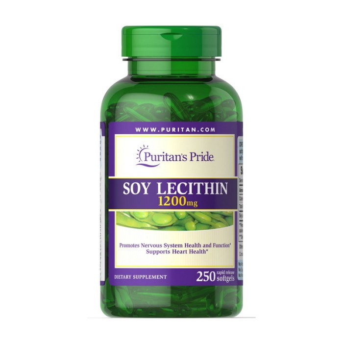Puritan's Pride Soy Lecithin 1200 mg (250 softgels)